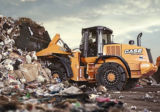 Case 721F Waste Handler