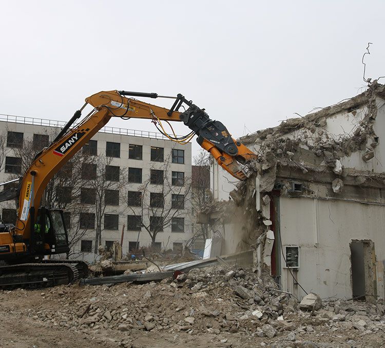 Demolition in Berlin