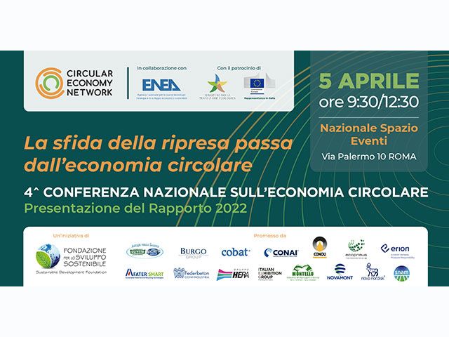 Torna in presenza la Conferenza nazionale sull’economia circolare