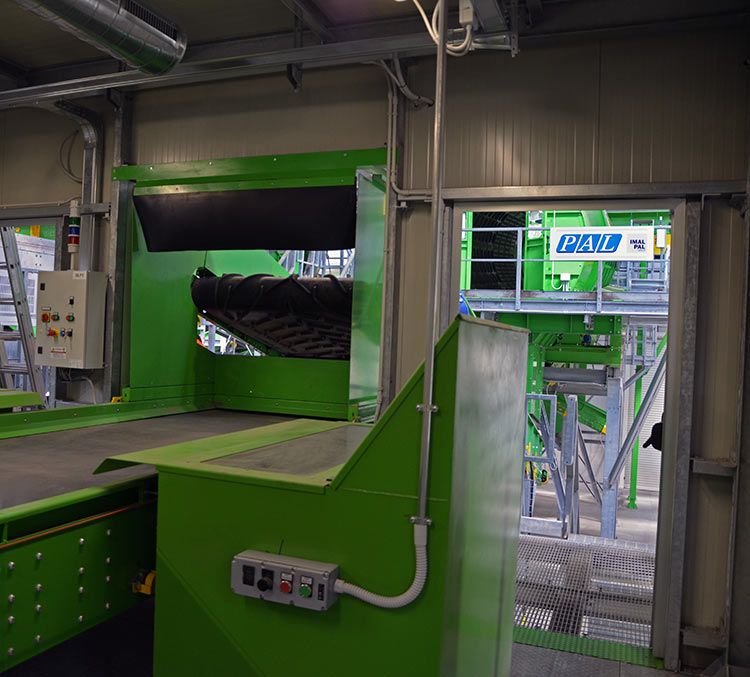 Automatic waste sorting plant in Tolentino 