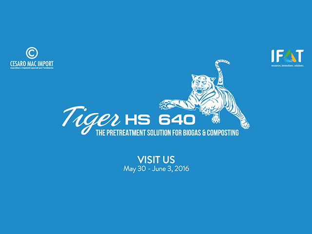 La nuova tiger HS 640 all'Ifat