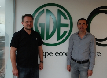 Karl Hoffmann (left), Busi-ness Development Manager at Steinert and Olivier Pitavy, Development Project Manager at ECORE B.V.
