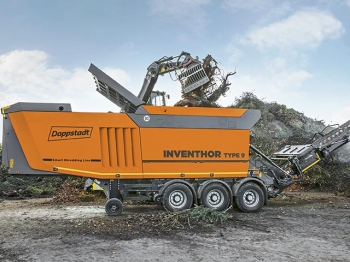 Doppstadt's INVENTHOR Type 9 shredder
